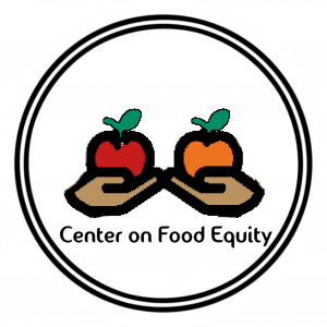 The Center on Food Equity Logo: